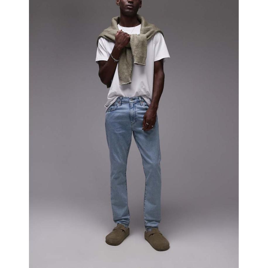 Levi's - 512 - Smalle, toelopende jeans in lichtblauw Blauw