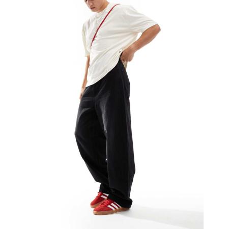 COLLUSION - x001 - Anti-fit jeans in zwart met wassing