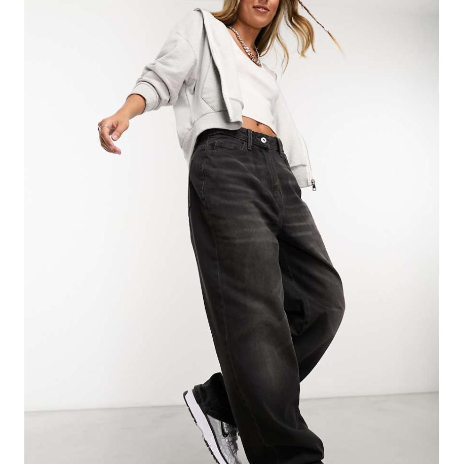 COLLUSION x001 Anti-fit jeans in zwart Zwart