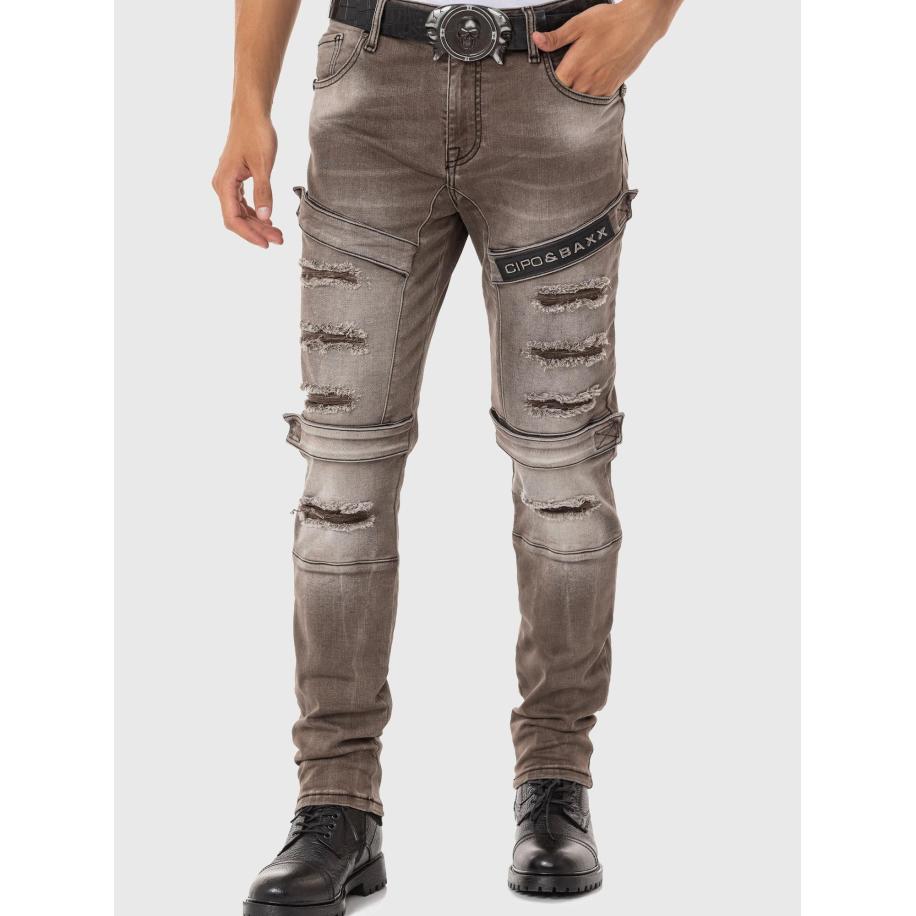 Cipo & Baxx CIPO & BAXX Jeans bruin -