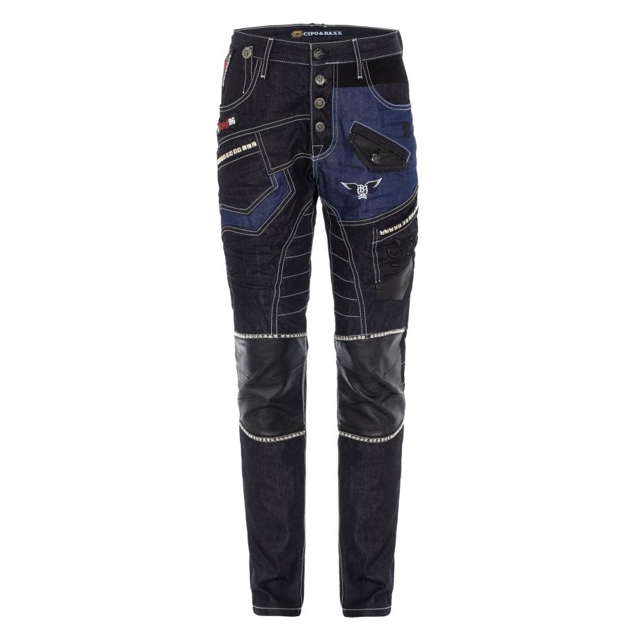 Cipo & Baxx CIPO & BAXX Jeans DENIM donkerblauw -