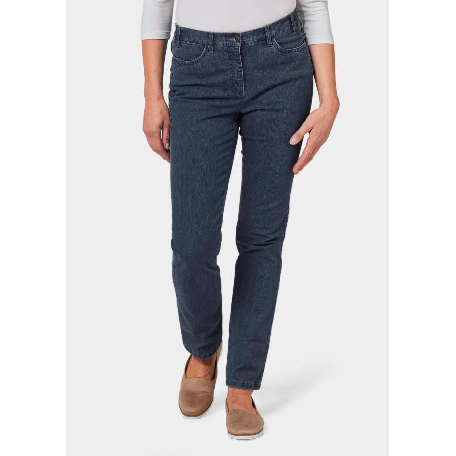 Goldner Goldner Jeans Anna donkerblauw -