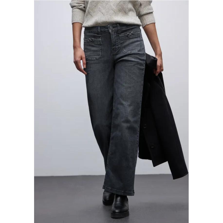 Street One Wide Legs Jeans - Grijs