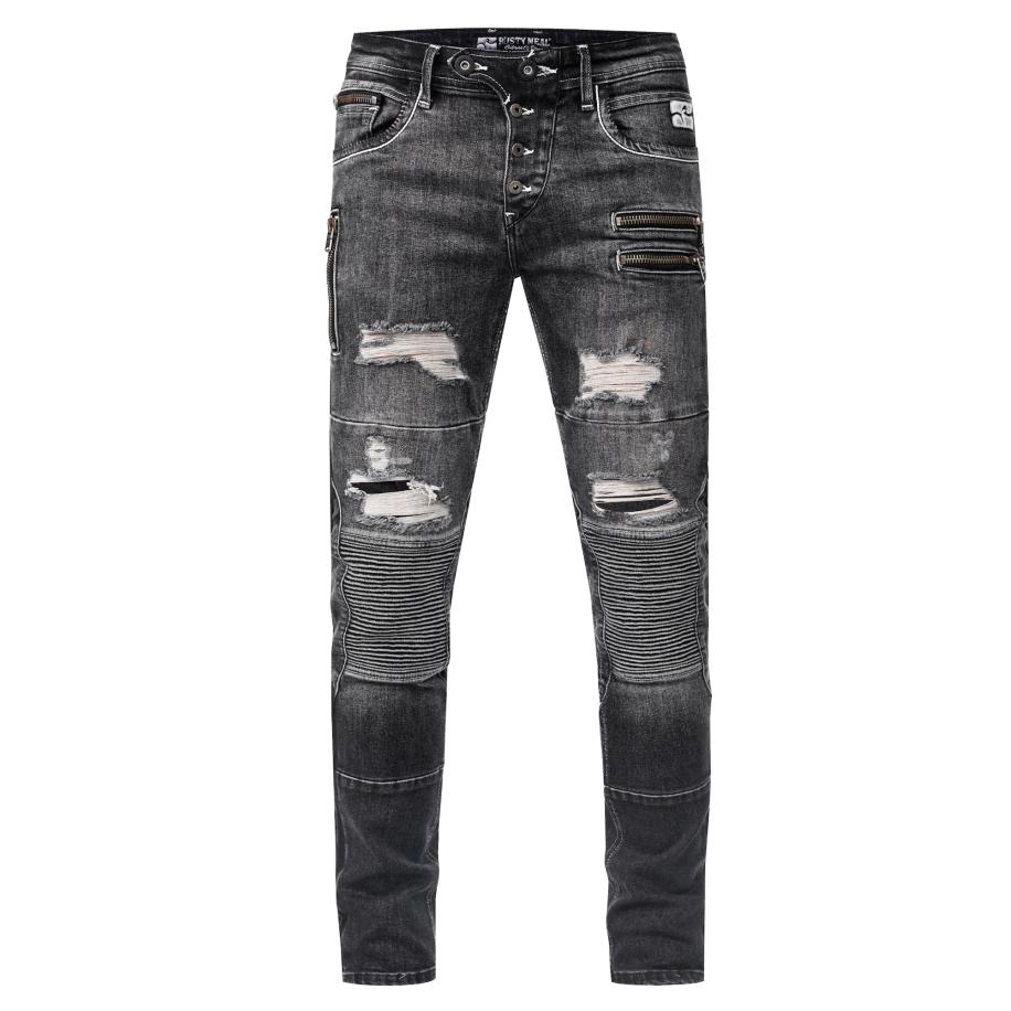 Rusty Neal Rusty Neal Jeans MISATO donkergrijs -