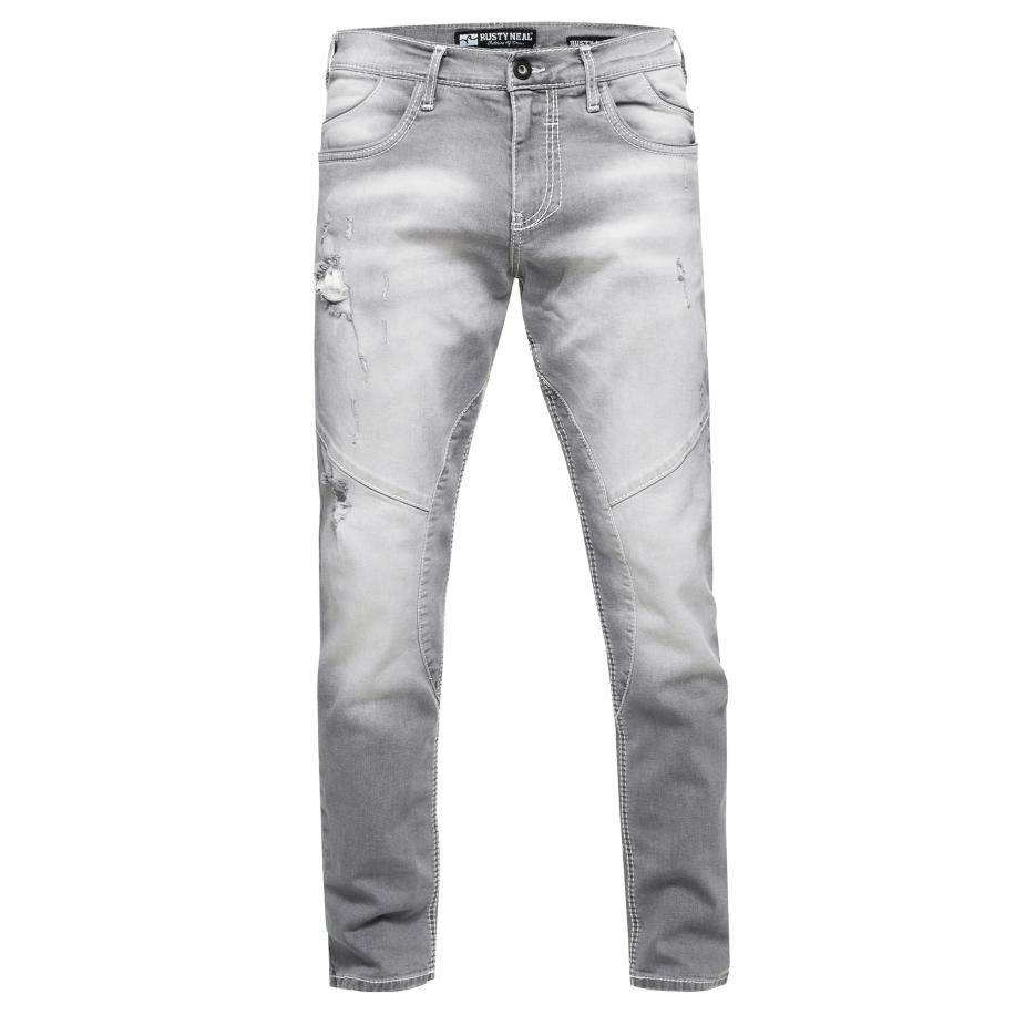 Rusty Neal Rusty Neal Jeans NISHO lichtgrijs -