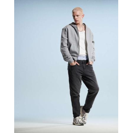 ASOS DESIGN - Smaltoelopende jeans in zwarte wassing