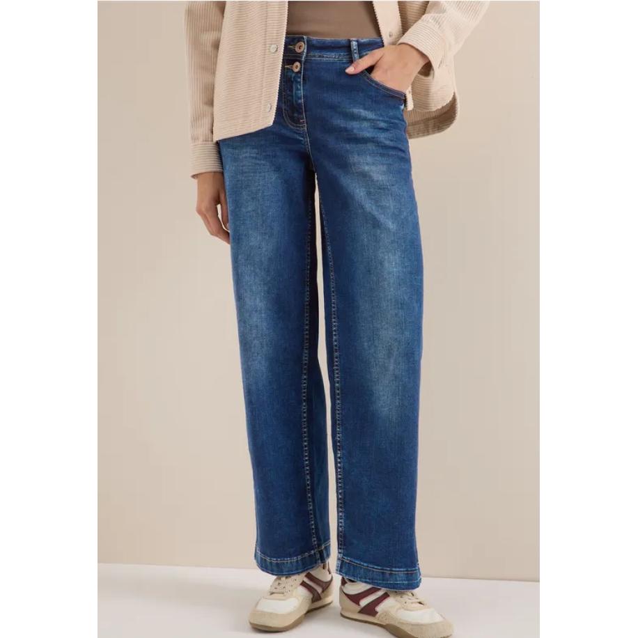 CECIL Wide Legs Jeans Blauw
