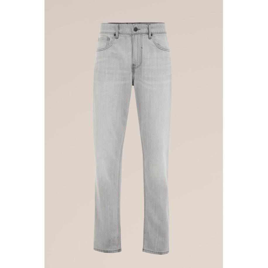 Blue Ridge heren regular fit jeans van linnenmix - Regular fit - Lichtgrijs - Katoen - Maat: 29/32 Grijs
