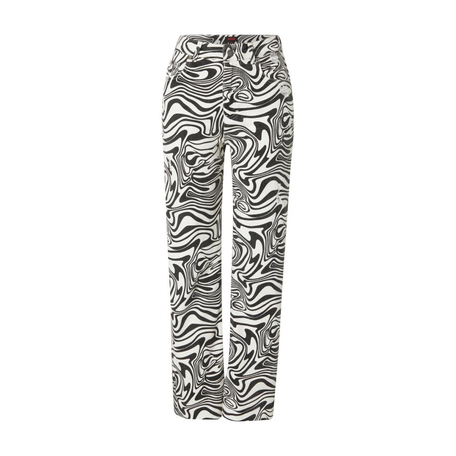 Misspap Misspap Jeans zwart / wit -