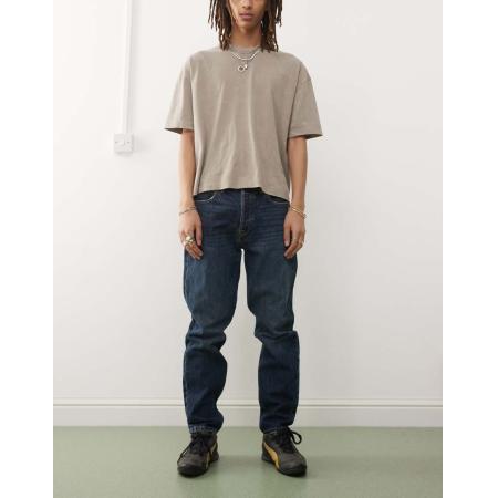 Dr Denim - Rush - Regular-fit jeans met donkerblauwe wassing