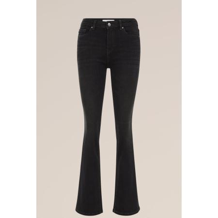 Blue Ridge dames bootcut jeans mid waist - Zwart - Katoen - Maat: 28/30