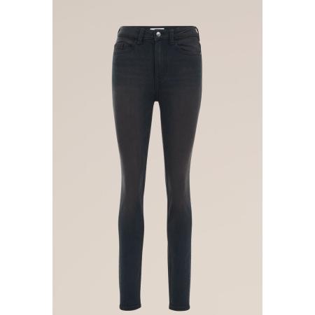 Blue Ridge dames skinny jeans met stretch - THE CHARMER - Skinny Fit - Zwart - Katoen - Maat: 26/30