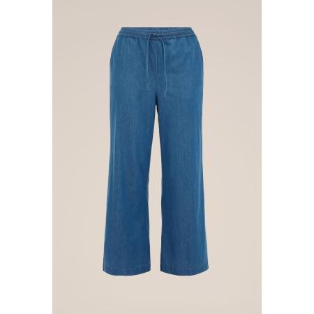 Blue Ridge dames denim broek - Curve - Relaxed Fit - Lichtblauw - Katoen - Plus Size Maat: 46