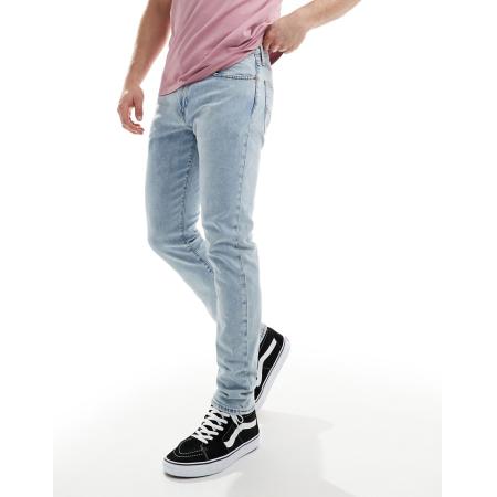 Levi's - 512 - Smalle, toelopende jeans in lichtblauw