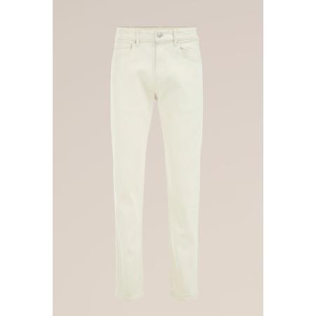 Fundamentals heren slim fit jeans met medium stretch - Slim Fit - Gebroken wit - Katoen - Maat: 30/32