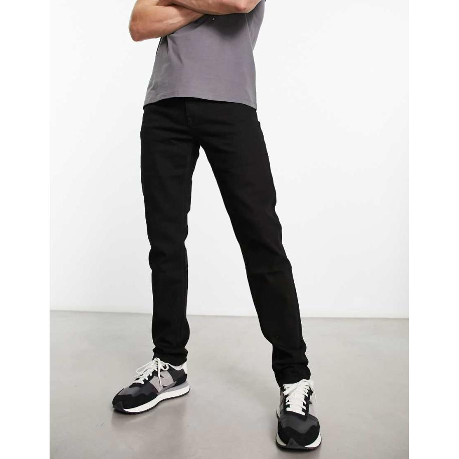 Dr Denim - Clark - Smalle jeans in zwart Zwart