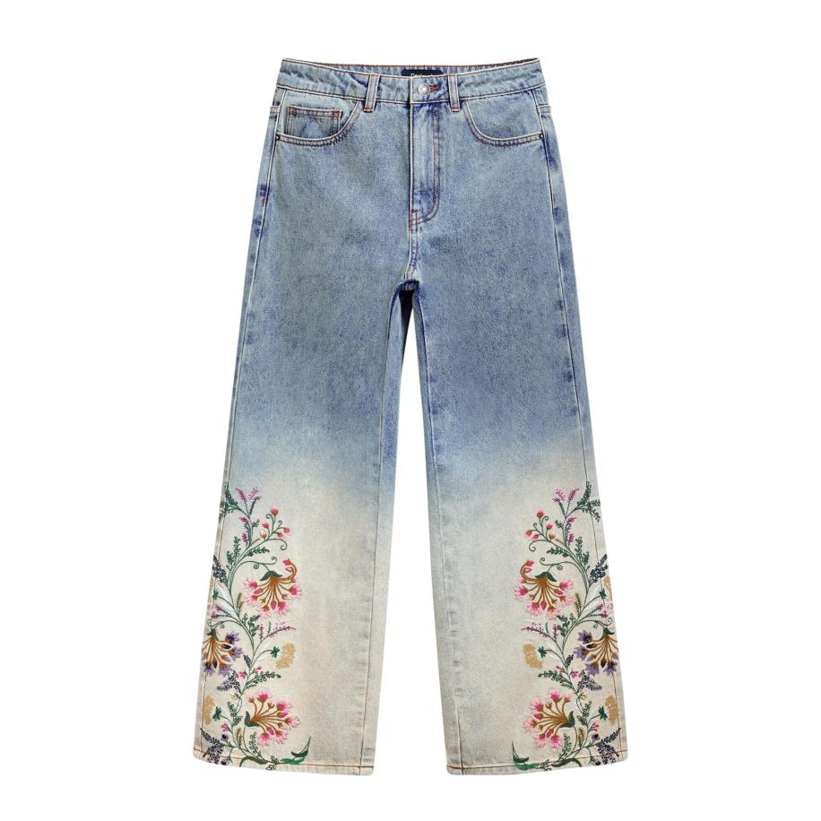 Desigual Desigual Jeans blauw / bruin / groen / pink -
