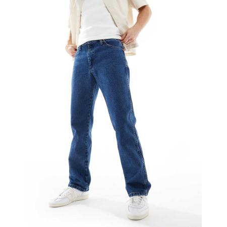 Wrangler - 13MWZ Original - Cowboy jeans met rechte pasvorm in mid-wash-Blauw