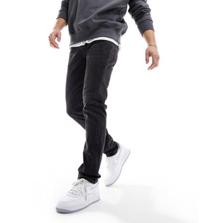 Jack & Jones Essentials - Glenn - Slim-fit jeans in zwart met wassing