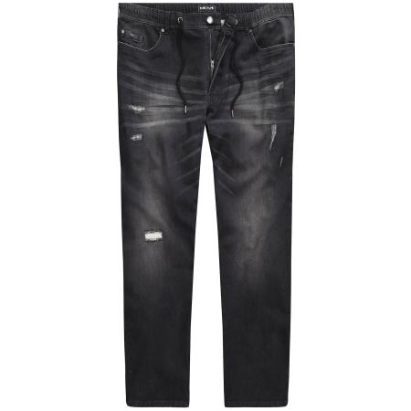 men plus Men Plus Jeans zwart