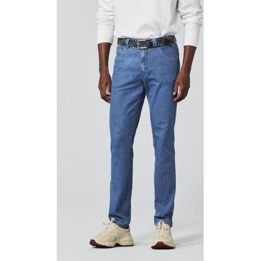 Meyer Dublin Jeans koninklijk, Effen Blauw