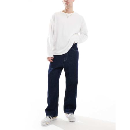 Jack & Jones - Ron - Jeans met skaterpasvorm in donker marineblauw