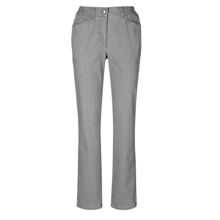 Goldner Goldner Jeans Anna lichtgrijs -