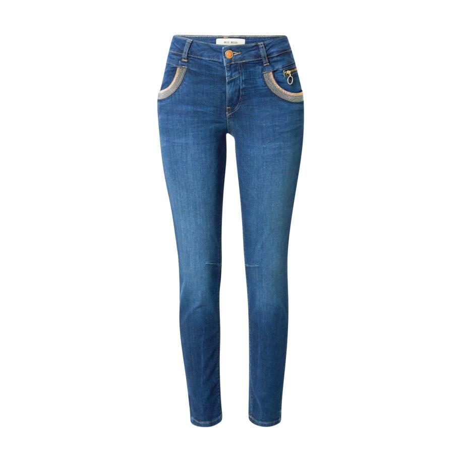Mos Mosh MOS MOSH Jeans lichtbeige / blauw denim -
