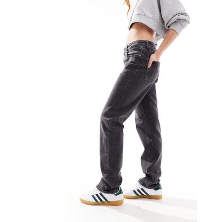 JJXX Seoul Jeans met rechte pasvorm in zwarte wassing