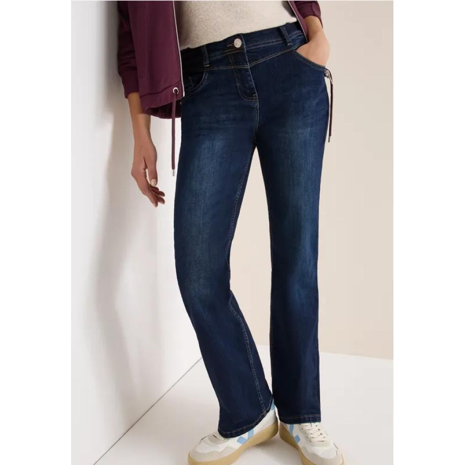 CECIL Bootcut jeans Blauw