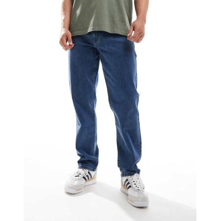 Farah - Norwood - Losse jeans in denim met wassing-Blauw