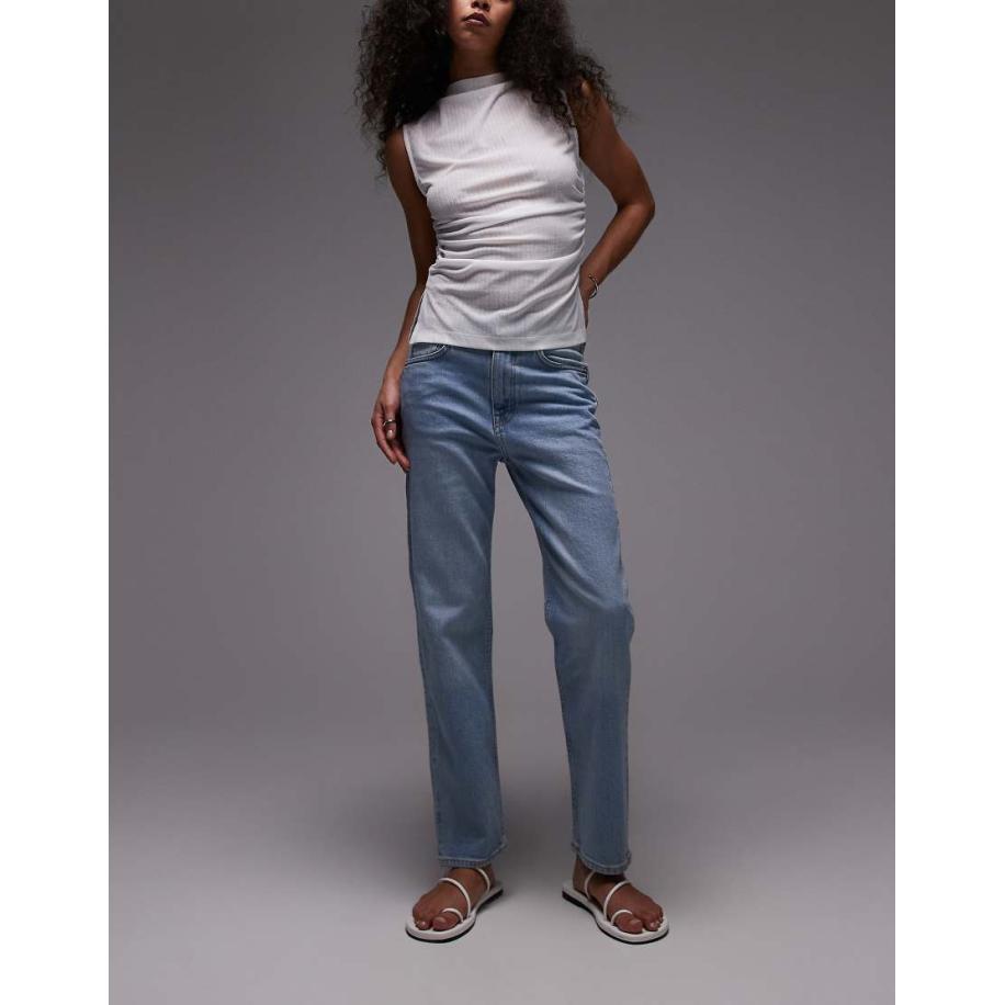 ARKET Jade Slim-fit stretchjeans in lichtblauw Blauw