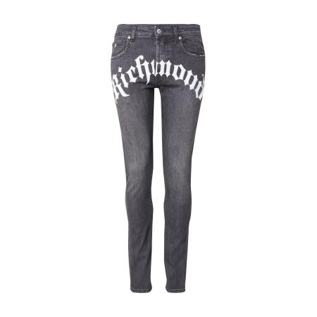 John Richmond John Richmond Jeans black denim / wit