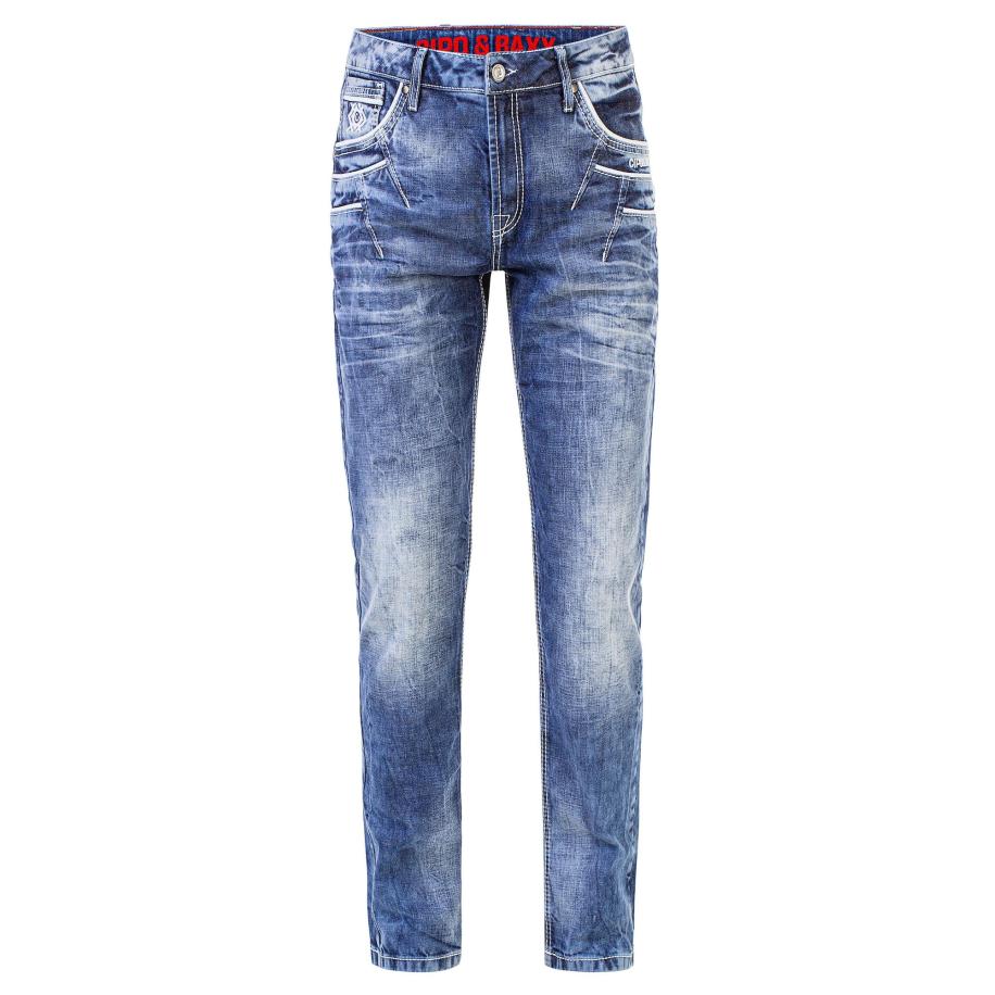 Cipo & Baxx CIPO & BAXX Jeans blauw denim -