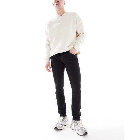 Wrangler - Bryson - Skinny jeans in zwart