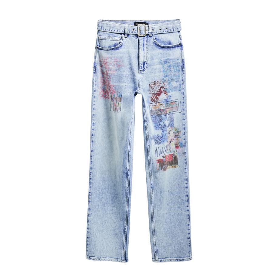 Desigual Desigual Jeans lichtblauw / gemengde kleuren -