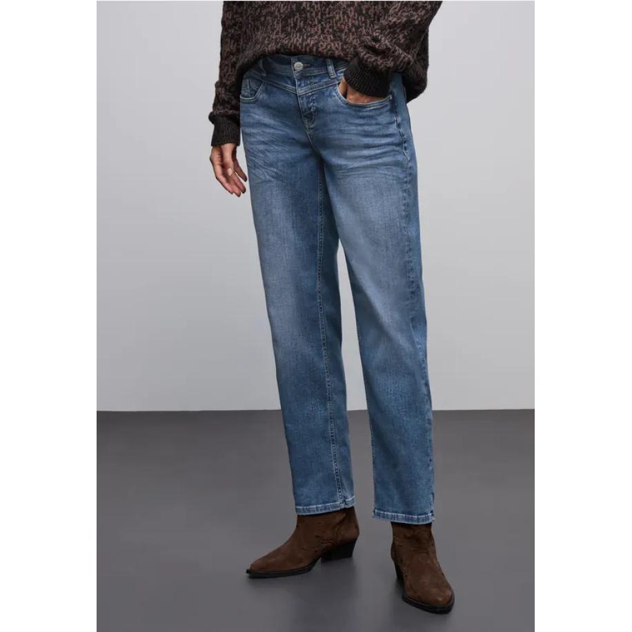 Street One Straight Legs jeans - Blauw