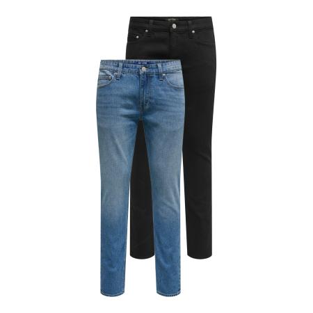 Only & Sons Only & Sons Jeans ONSWARP blauw denim / zwart