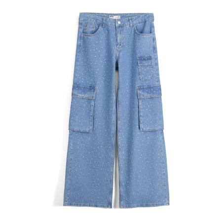 Bershka Bershka Cargojeans blauw