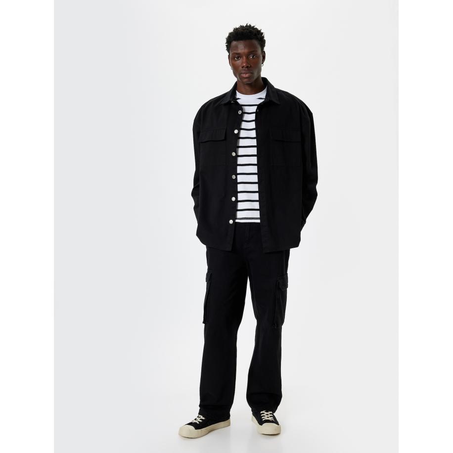 Koton Koton Cargojeans zwart -