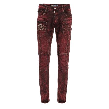 Cipo & Baxx CIPO & BAXX Jeans wijnrood