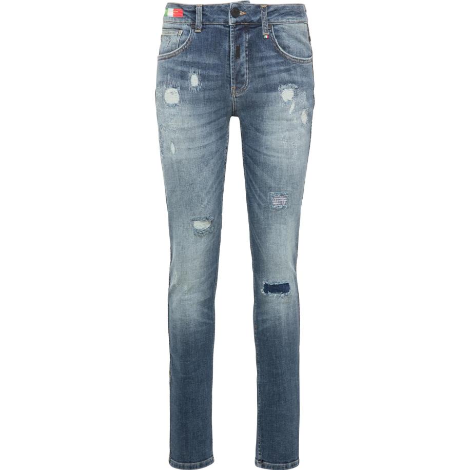 carlo colucci Carlo Colucci Jeans Cecco blauw / blauw denim -