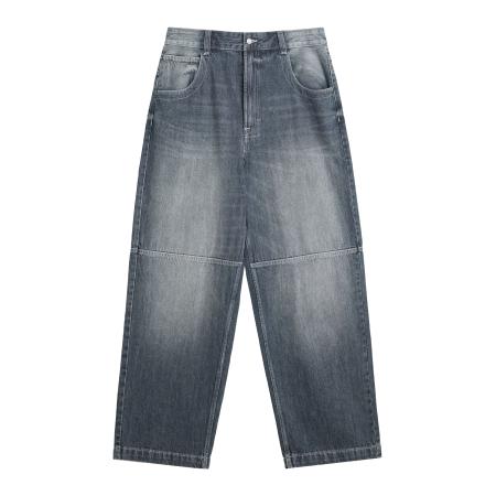 Bershka Bershka Jeans donkerblauw / wit