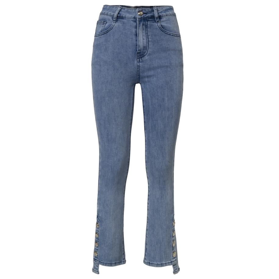 Influencer Influencer Jeans blauw denim -