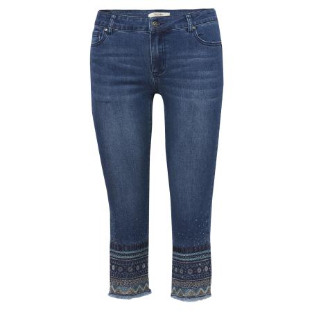 KOROSHI KOROSHI Jeans beige / blauw denim / lichtblauw / transparant