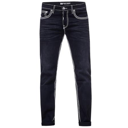 Rusty Neal Rusty Neal Jeans LEVIN 7 zwart / wit