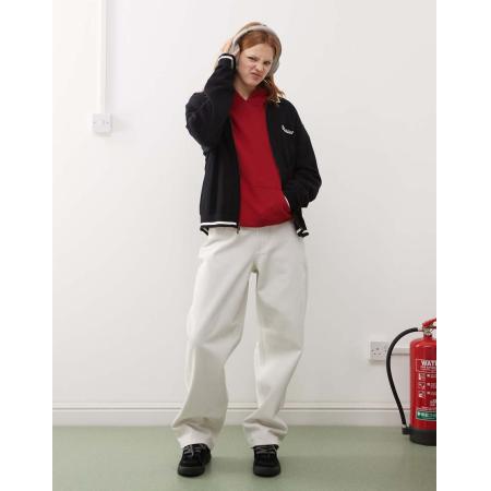 COLLUSION Baggy antifit jeans in ecru-Neutraal