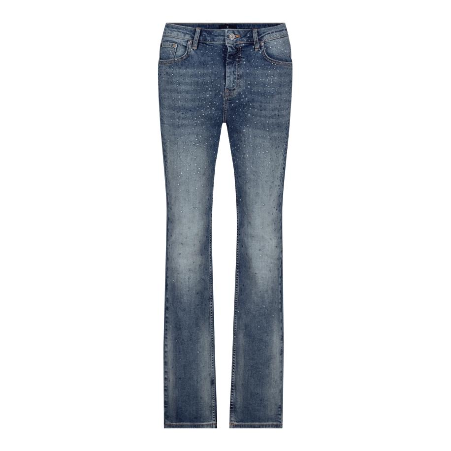 Monari monari Jeans blauw denim -
