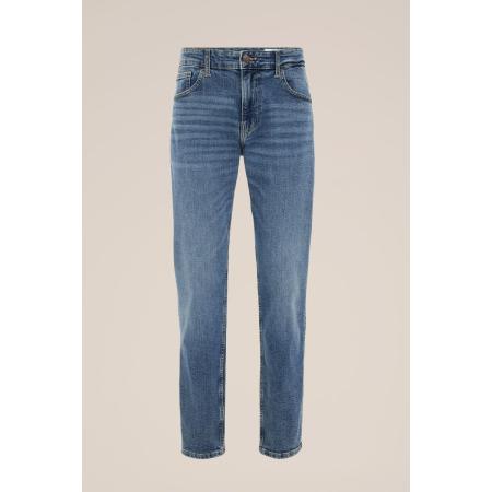 Blue Ridge heren Slim fit jeans met comfort stretch - Slim Fit - Blauw - Katoen - Maat: 28/30