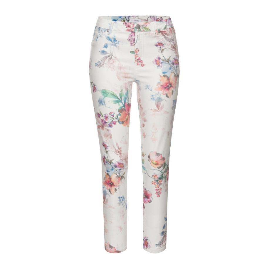 Lascana LASCANA Jeggings gemengde kleuren / wit -